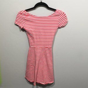 Abercrombie Short Sleeve Coral Dress XS Petite